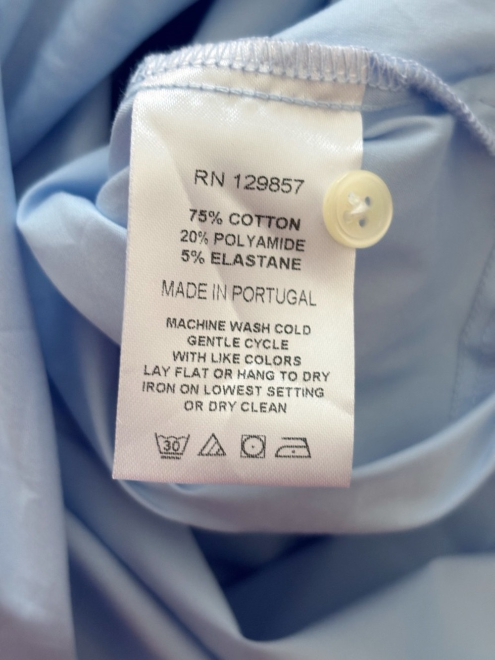 The Shirt by Rochelle Behrens Blue Sleeveless Wrap Front Dress Medium NEW NWT - Picture 7 of 8